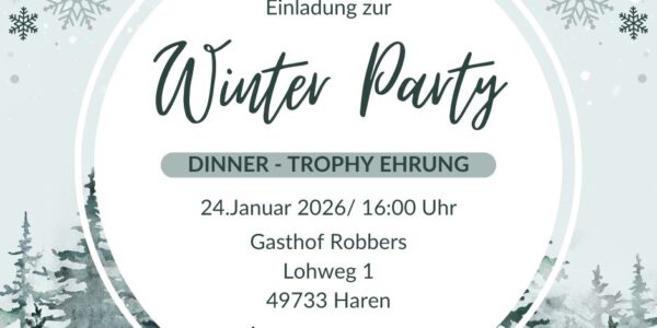Einladung zur Winterparty 2026